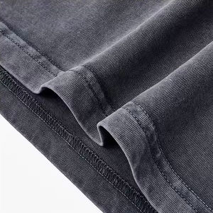 T-shirt Homme Oversize Imprimé Effet Délavé Acide, Style Streetwear Vintage, Tendance Actuelle - Product Image 5