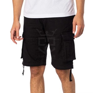 Shorts cargo décontractés pour hommes avec logo imprimé sur le devant, en nylon/coton, respirants et à séchage rapide, taille adulte, fabriqués au Pakistan - Product Image 3