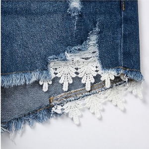 Shorts en jean décontractés pour femmes, tendance streetwear, couleur personnalisable, design confortable - Product Image 6