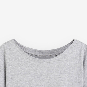 T-shirt à manches courtes pour femme, en coton peigné et filé à anneaux de qualité supérieure, couleur bordeaux, coupe décontractée, nouveau. - Product Image 5