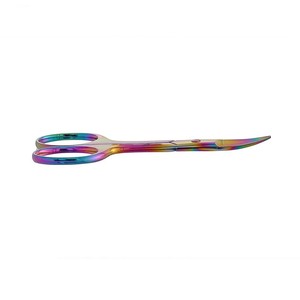 OEM Multi-purpose High Quality Stainless Steel Curved Sharp Small Right-Handed Beard Eyebrow Trimming <b>Scissors</b> <b>for</b> <b>Nails</b> Cuticle - Product Image 5