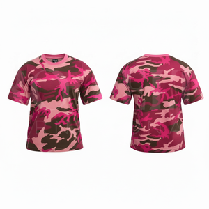 เสื้อยืดคอตตอนพิมพ์ลายพรางแบบสบายๆ สั่งทำได้ตามต้องการ สำหรับผู้ชาย ขายส่ง - Product Image 5