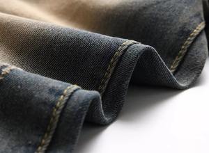 Pantalones vaqueros rasgados para hombre con cremallera, estilo cargo, hip-hop, populares, con logo, joggers, conjunto de mezclilla negra, con soporte de pago OA - Product Image 3