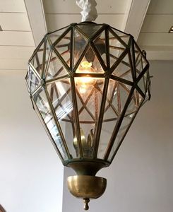 Lámpara Colgante Geométrica de Latón para Techo Interior, Decoración Tradicional para el Hogar, Sala de Estar, Diseño Duradero - Product Image 2
