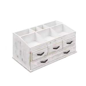 Polished Wooden Storage Box with Golden Hinges Lock and <b>Key</b> Elegant Keepsake Organizer - Product Image 6