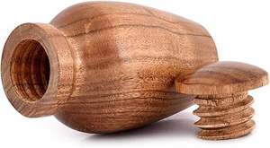 Urne funéraire en bois d'inspiration luxueuse pour cendres, avec une fabrication durable et un attrait naturel raffiné - Product Image 6