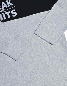 Sweat à capuche personnalisé de haute qualité avec impression de logo, patchwork en polaire, coupe oversize unisexe, passepoil anti-boulochage, 100% coton - Product Image 3