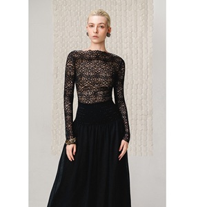 High Fashion <b>Skirts</b> For Women <b>Long</b> NANA SMOCKED MAXI <b>SKIRT</b> Premium Korean Triacetate ODM Women's Casual <b>Long</b> <b>Skirts</b> For Women - Product Image 3