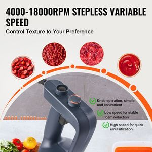 Frullatore a Immersione Commerciale da 500W con Lama in Acciaio Inox da 16 Pollici, Mixer Manuale Professionale con 16 Velocità Variabili - Product Image 3