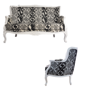 Canapé moderne de nouveaux designs avec coussin confortable en bois massif et tissu artisanat direct de l'usine de Central Java - Product Image 3
