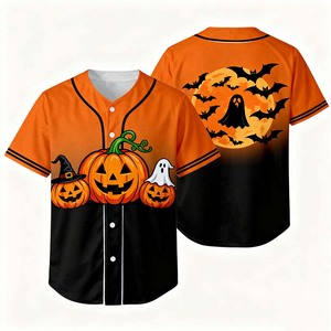 New Arrival Custom Name Embroidered Quick Dry Button <b>Baseball</b> Jersey 100% Breathable Polyester Sports Wear - Product Image 2