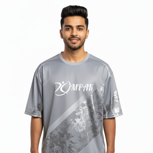 Camiseta Urbana Casual Sublimada de Gran Tamaño para Hombre - Product Image 1