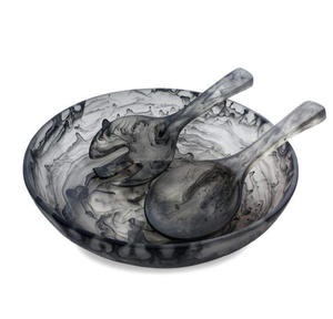 Elegant <b>Resin</b> Bowl for Serving Premium Quality Dining Tableware Handmade <b>Resin</b> Salad Bowl - Product Image 1