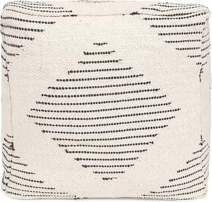 Pouf carré bohème imprimé, grand et petit, pour salon, pouf de sol, ottoman - Product Image 2