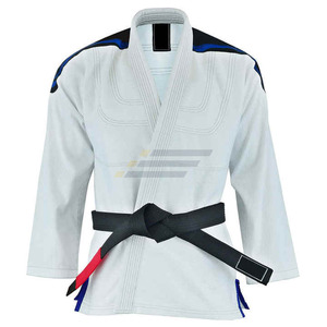 <b>Blue</b> Comfortable Cotton Judo Uniform Handmade Good Selling Premium Quality Unisex Adult for Karate Newest Custom Logo OEM - Product Image 4