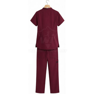 Refined Women Scrub Clothing <b>Set</b> Breathable Medical Workwear For Nurses <b>Doctors</b> Veterinary And Hospital Staff - Product Image 2