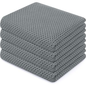 Strofinacci da Cucina in Cotone 100% con Tessitura a Nido d'Ape, Strofinacci da Cucina di Qualità Premium - Product Image 1