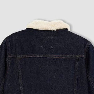 Chaqueta Vaquera de Algodón 100% para Mujer, Cierre de Botón, para Invierno, Fabricante Mayorista OEM, Glory Custom Wholesale - Product Image 4