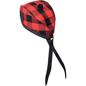 Gorra Glengarry con Ribete de Tartán Escocés ODM OEM, Perfecta para Conjuntos de Kilt y Uniformes de Gaitas de Parada - Product Image 4