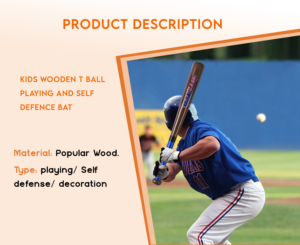 24 Inch Poplar <b>Baseball</b> <b>Bat</b> for Home & Car Decoration BY NAQQASH SPORTS - Product Image 4