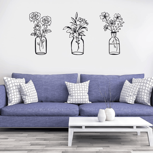 CIFbuy Sculpture de tulipe en fer élégante et minimaliste, décoration moderne et abstraite pour la maison et le bureau, pour le service de retrait Temu sur TikTok - Product Image 3