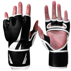 Gants de MMA en cuir PU unisexes pour la lutte en cage et l'entraînement de boxe, gants pour sac de frappe et sparring - Product Image 5