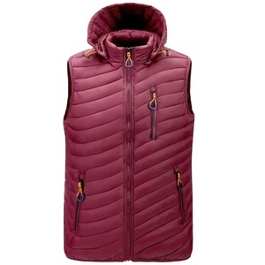 Gilet sans manches coupe-vent décontracté pour homme, avec poches, design uni, bleu, nouvelle collection, offre spéciale - Product Image 6