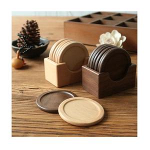 Des designs en bois naturel sont disponibles en sous-verres en bois, des tapis magnifiques et tendance. - Product Image 1