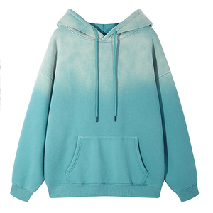 Sudadera de Felpa 100% Algodón, Estilo Vintage, Lavado Ácido, Corte Regular, Transpirable, Lista para el Invierno, Unisex, Bordada, Teñida Lisa, Personalizable - Product Image 2