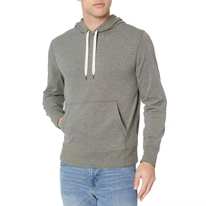 Wholesale Best Design Men's <b>Lightweight</b> <b>Hoodies</b> Solid Color 100% Cotton for Autumn Season OEM Service Available - Product Image 1