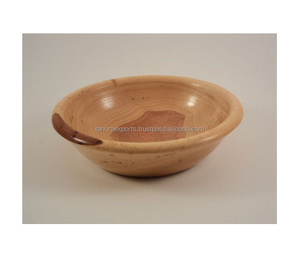 New <b>Dinnerware</b> Classy Wooden Fruit Bowl Salad Serving Bowls in Customized Shape Size and Finishes for Home Decoration Handmade - Product Image 6