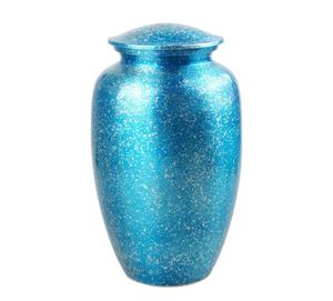 Urne funéraire en métal de style européen AHO, texture classique, couleur personnalisée, pour cendres humaines adultes, 200 pouces cubes, design personnalisable - Product Image 1