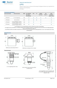 เซ็นเซอร์วัดระดับแบบจุดอุณหภูมิสูง Baumer CleverLevel LFFS ป้องกันน้ำและฝุ่นระดับ IP66/67  พร้อมสัญญาณเอาต์พุต 4-20mA ตัวเรือนทำจากสแตนเลส - Product Image 6