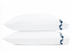 Wholesale Custom Cotton Duvet Cover Sets Embroidered Navy Blue Floral Bedding Sets Pillowcases Wearable for Home Hotel Wedding - Product Image 2