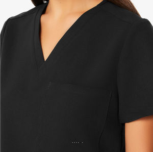 Conjunto de Uniformes Médicos para Mujer de Marca Privada – Blusa y Pantalones de Enfermera de Tela Elástica, Uniforme de Hospital al por Mayor - Product Image 4