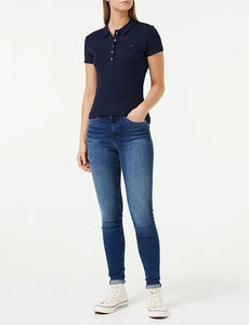 Camiseta Polo Personalizada para Mujer con Logotipo, Estampado de Letras, Transpirable, Informal de Verano, Corte Ajustado, Cuello Polo, Manga Corta - Product Image 5