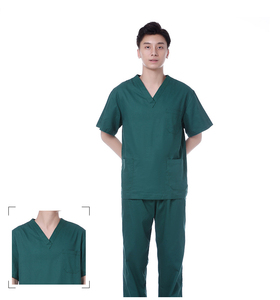 Hospital <b>Doctor</b> Men Scrubs Uniforms Wholesale Scrubs Polyester Uniform <b>Sets</b> - Product Image 1