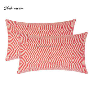 Funda de cojín de lujo para silla de Hotel, funda de almohada de algodón tejido lavable para decoración del hogar al aire libre, directo del proveedor indio - Product Image 4
