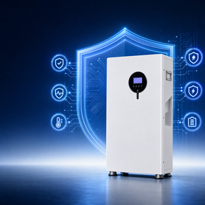 Batterie de stockage d'énergie domestique SES 5-10kW LiFePO4 tout-en-un, murale, hybride, pour sauvegarde solaire, onde sinusoïdale pure, protection IP65 - Product Image 3