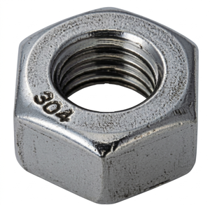 TRUSCO Hex Nut Type 1 Stainless Steel Single Sided Chamfer - Product Image 1