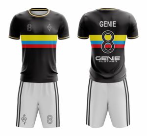 Camiseta de Fútbol Personalizada para Hombre, 100% Poliéster, Sublimada, Impresión por Transferencia de Calor, Secado Rápido, Manga Corta, Logotipo Personalizado, Múltiples Posiciones - Product Image 1