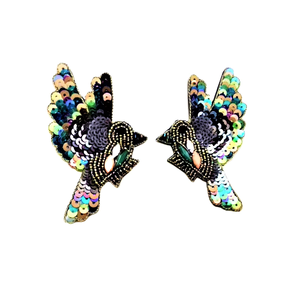 ต่างหูห้อยประดับลูกปัดปักลายด้วยมือสำหรับผู้หญิง เครื่องประดับแฟชั่นอินเดีย เหมาะสำหรับวันครบรอบและชีวิตประจำวัน - Product Image 5