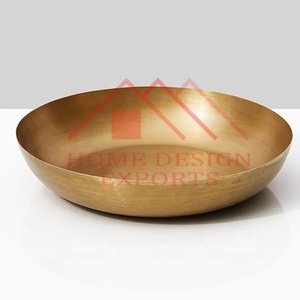 Bol de service en laiton antique dernier décor à la maison avec forme de fruit en métal jetable pour la décoration de mariage - Product Image 3