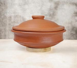 Juego de ollas de barro terracota auténticas hechas a mano con tapas, para cocina de gas, ecológicas, resistentes al calor, para cocinar y servir. - Product Image 2
