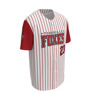 Custom Sublimation Baseball Jersey <b>Half</b> Sleeve <b>Button</b> Up Team Uniform Personalized Baseball <b>Shirt</b> with Logo Name Number OEM - Product Image 3