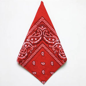 Bandanas carrés 100% coton imprimés sur mesure avec logo, taille personnalisée, respirants, impression numérique toutes saisons, fabricant - Product Image 5