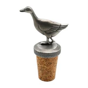 Bouchon de bouteille de vin sculpté à la main en forme de faisan avec bouchon réutilisable pour cadeaux et accessoires de bar, design de figurine personnalisable - Product Image 2