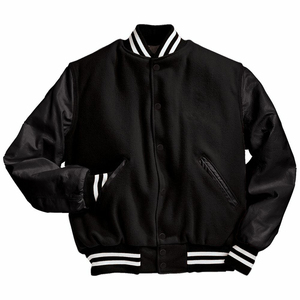 Customized <b>Packing</b> Winter Varsity Jacket Stand Cartoon Patchwork Design Custom Front Logo Label Zipper Closure Streetwear Style - Product Image 6