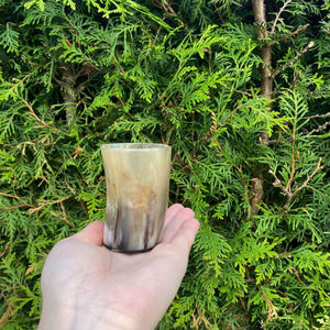 Taza de Cuerno de Búfalo Natural - Product Image 1