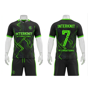 ชุดฟุตบอลสโมสรระดับพรีเมียมขายส่ง เสื้อฟุตบอลสั่งทำพิเศษ ชุดทีมคุณภาพพรีเมียมแบบซับลิเมชั่น ผู้ผลิต OEM - Product Image 3